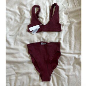 Youswim Eva High Waist Swimsuit Garnet
